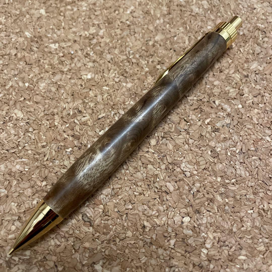 金杢犀　マーブルウッド　シャープペンシル0.5mm