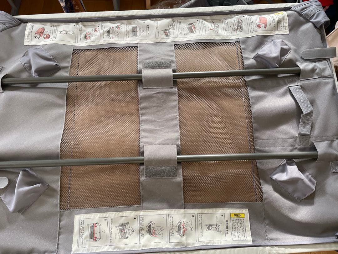 美品　Aprica　アップリカ　ココネルエアープラス　ベビーベッド