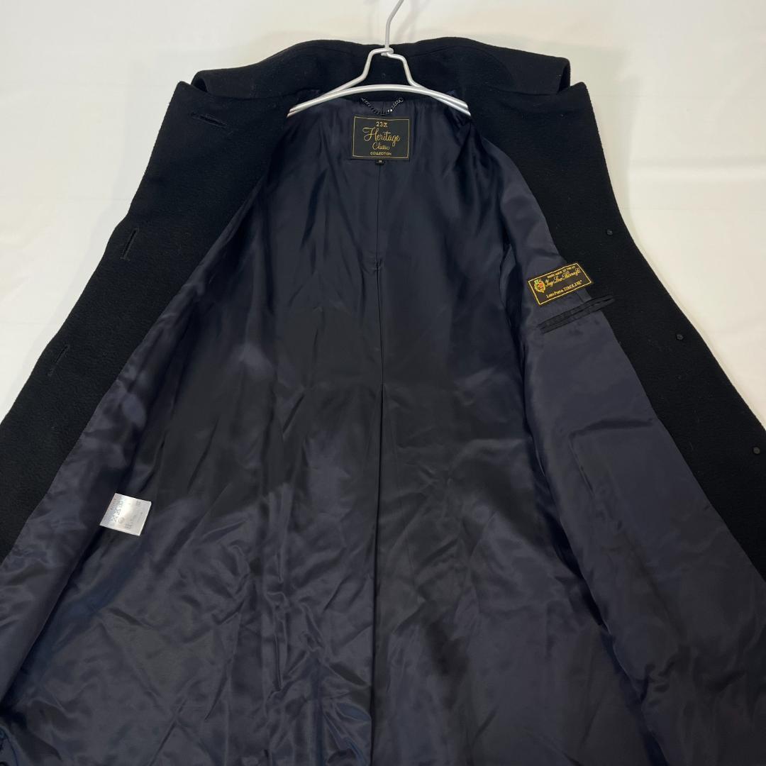 23区　Aライン ウールコート ロロピアーナ 黒　Mサイズ