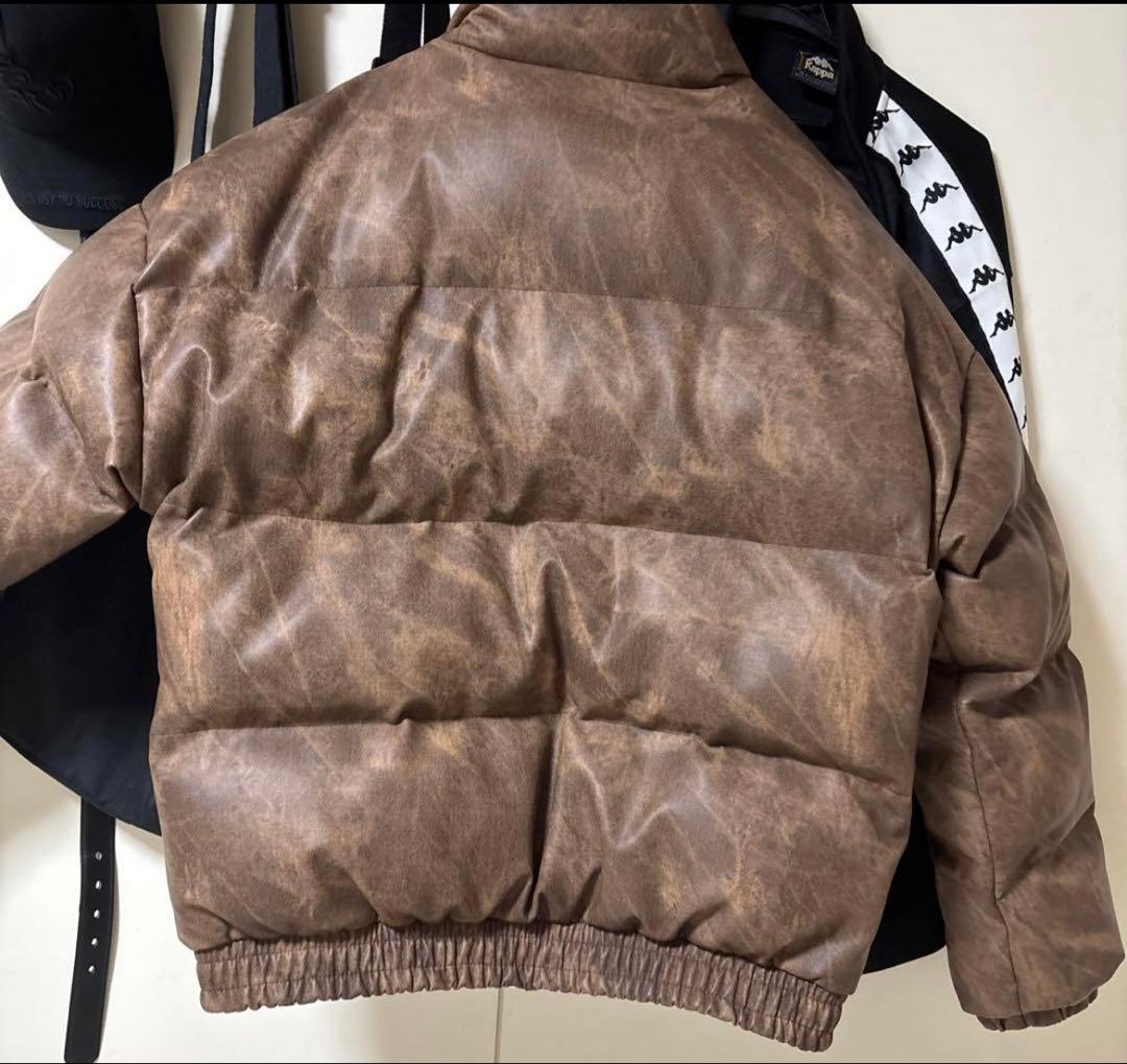 SKATE PARK ブラウンキルティングジャケット ダウンジャケット　ブラウン