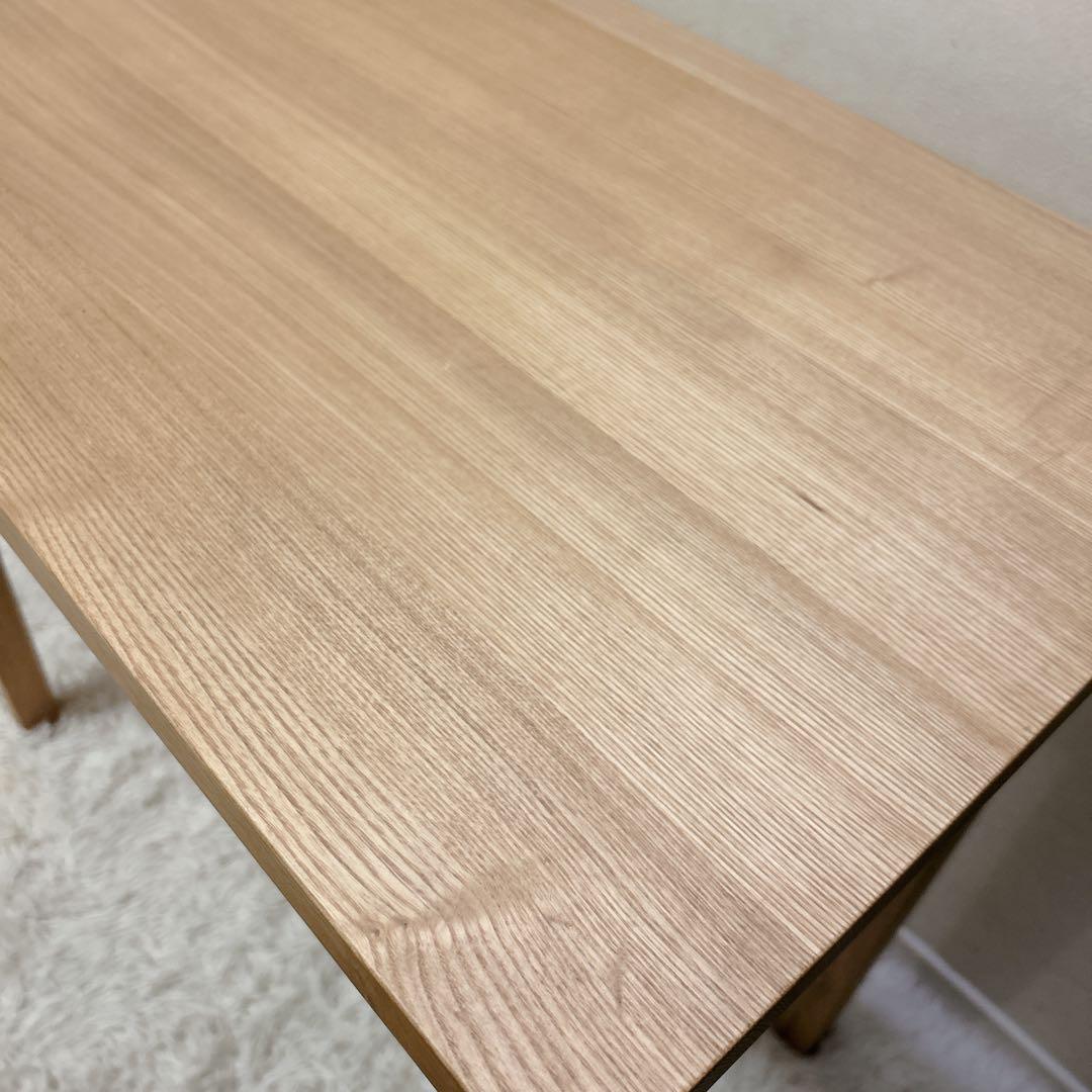 【送料無料】無印良品 タモ材 天然木 パーソナルデスク 引出し付き