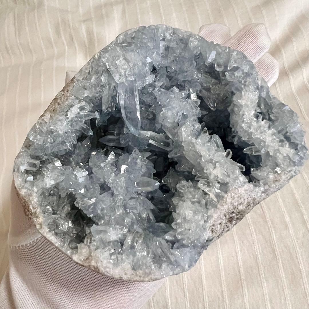 特大ブルーセレスタイト 1014g 天然石 パワーストーン