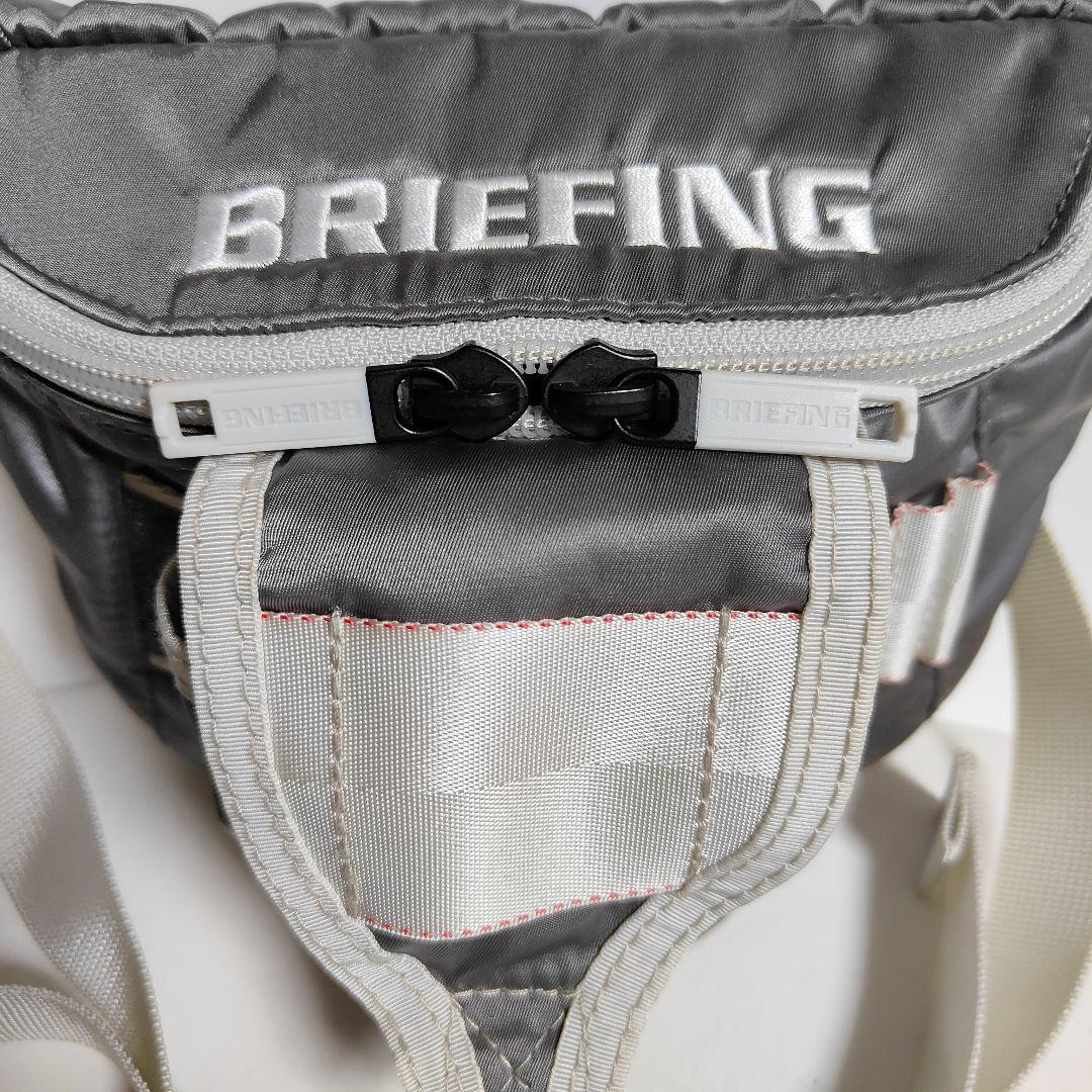 ブリーフィング ゴルフ ウェストバッグ ウェストポーチ グレー色