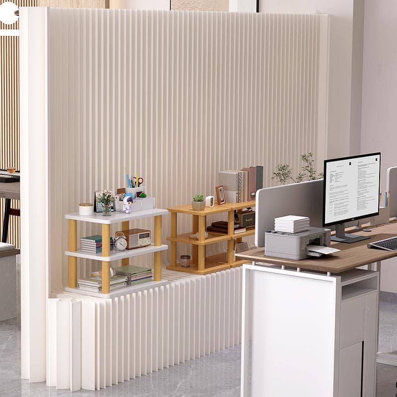 紙製パーテーション陳列展示台高さ1.5ｍ長さ3-4ｍ組立不要折りたたみ衝立仕切り