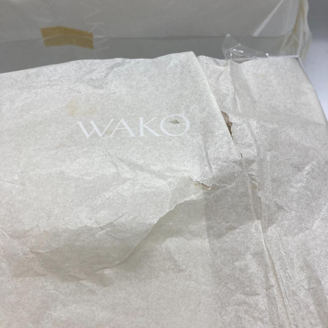 ▼銀座和光　WAKO 銀細工　おしぼりトレイ　コースター　セット