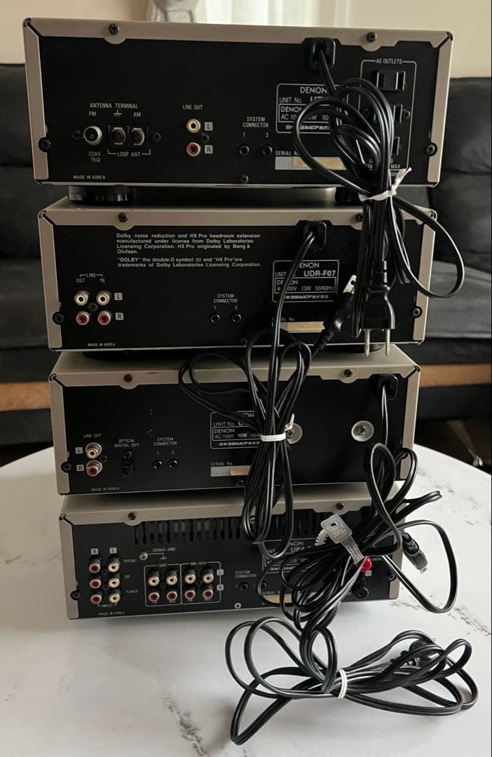 ★動作品★DENON F07シリーズ AMP.CD.TUNER＋リモコン