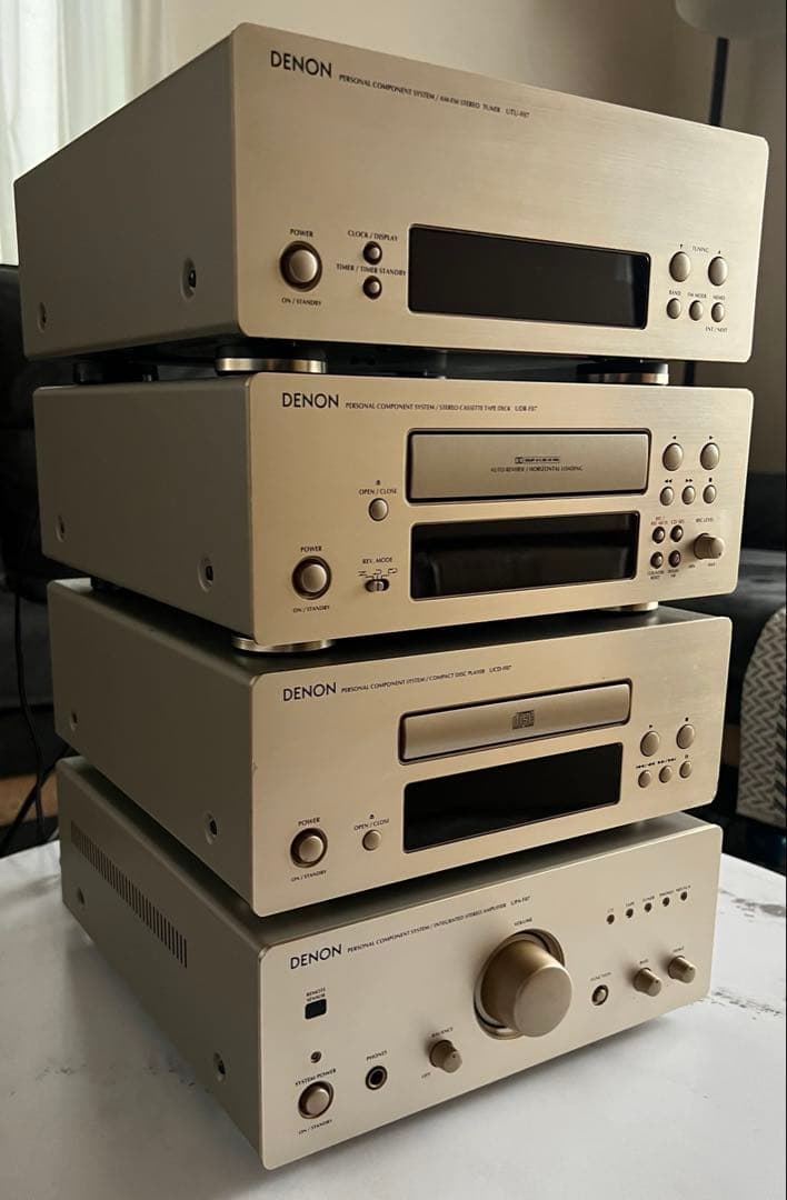 ★動作品★DENON F07シリーズ AMP.CD.TUNER＋リモコン