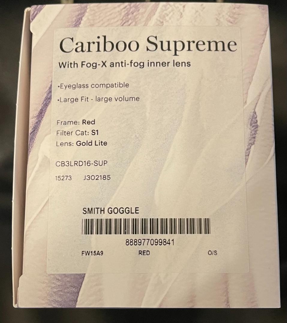 Supreme × Smith ゴーグル