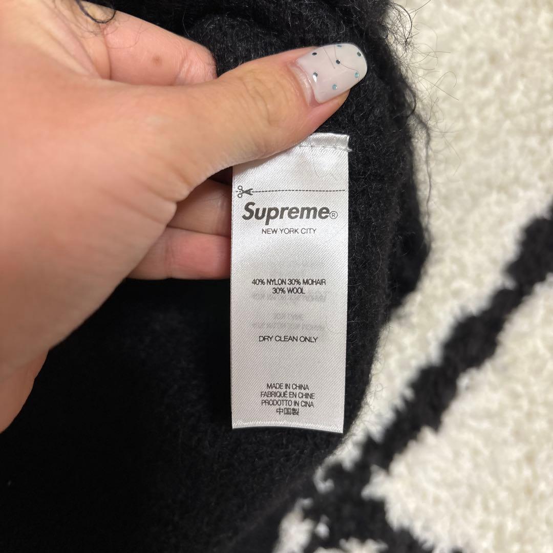 トップス Supreme Brushed Mohair Sweater \"Black\"