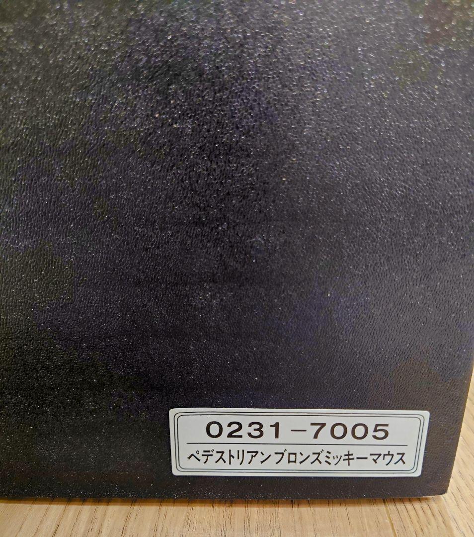 【新品】東京ディズニーランド　ミッキーマウスブロンズ像【未使用】