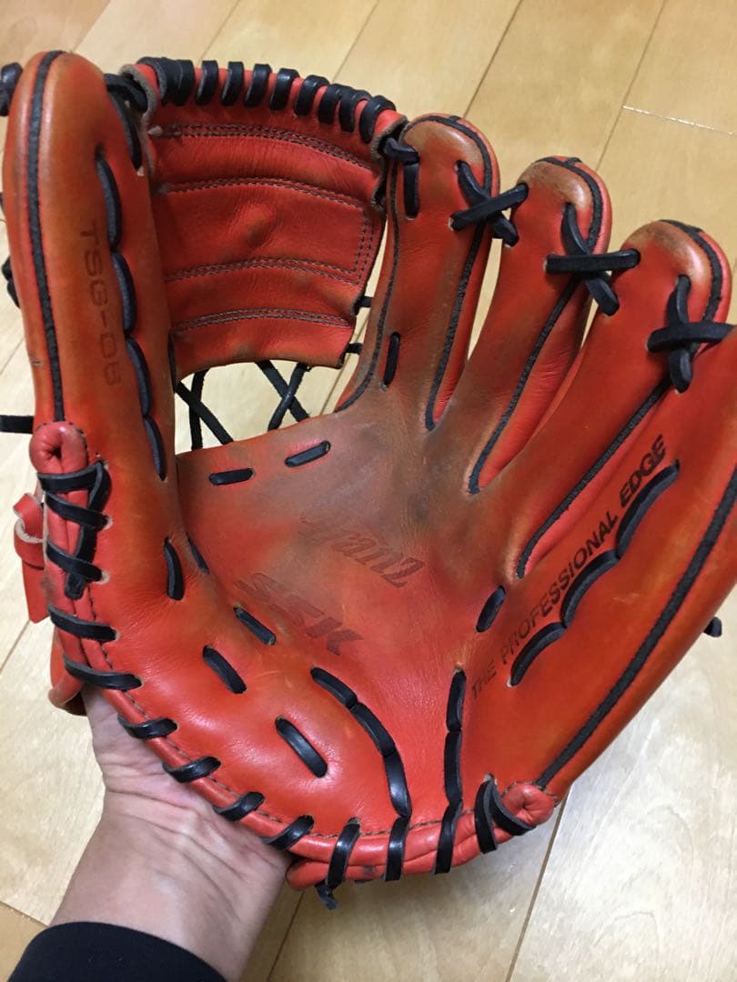 【4478186836】SSK Z-ONE 硬式グローブ オレンジ