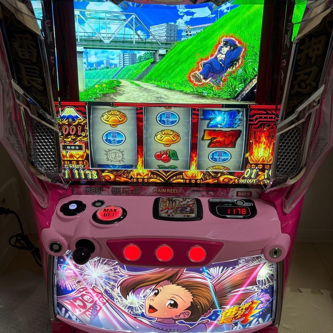 チーズ飴にだ。様Ｌ押忍！番長４　Ａ３　操パネル　簡易ユニットボリューム調整付