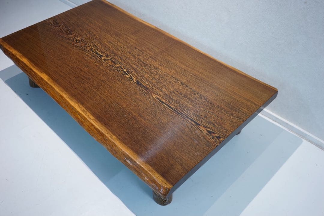 値下げ‼️一枚板 ローテーブル 和モダン ちゃぶ台 レトロ