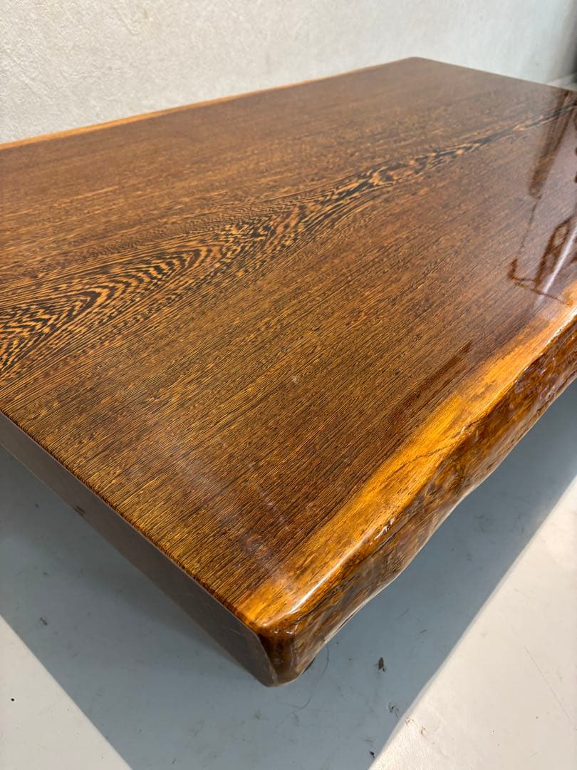 値下げ‼️一枚板 ローテーブル 和モダン ちゃぶ台 レトロ