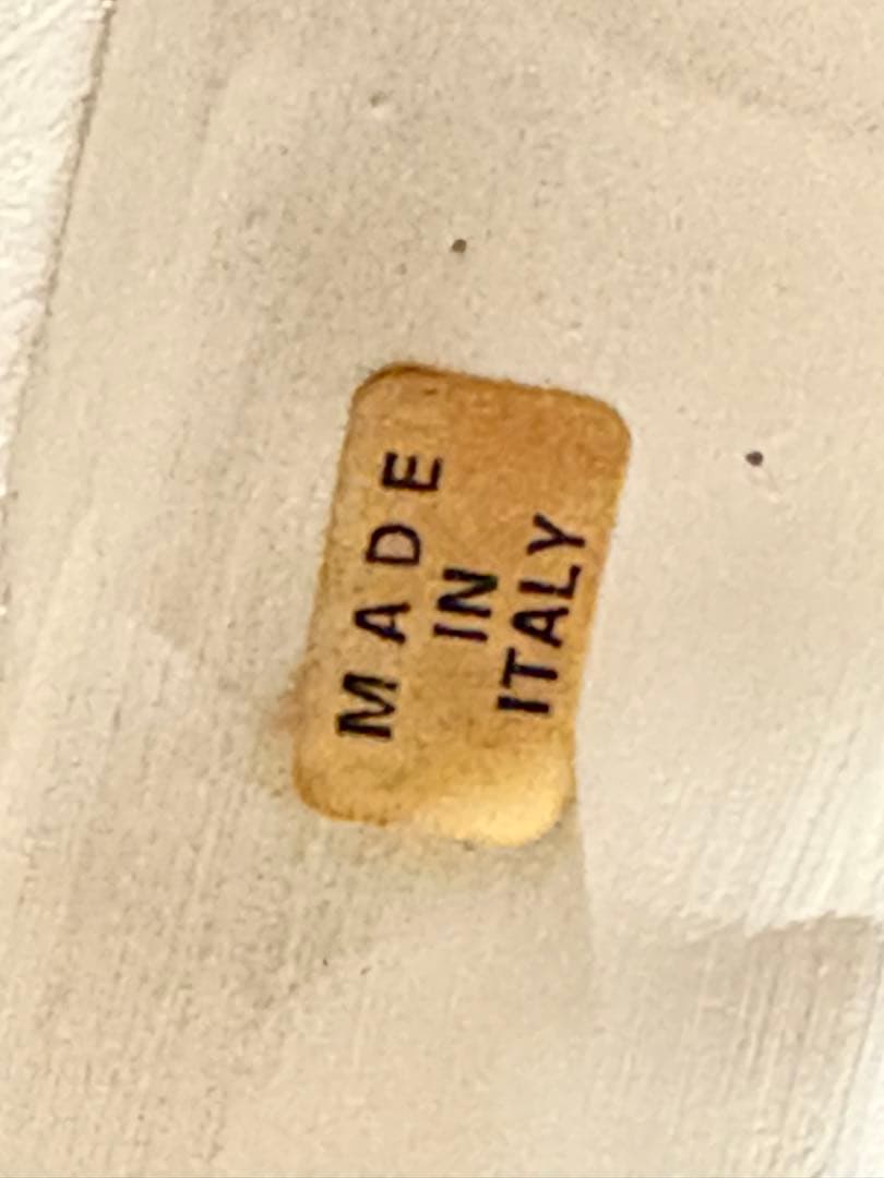 イタリア製　クラシカルな少女の像 陶器置物　存在感ある高さ34㎝