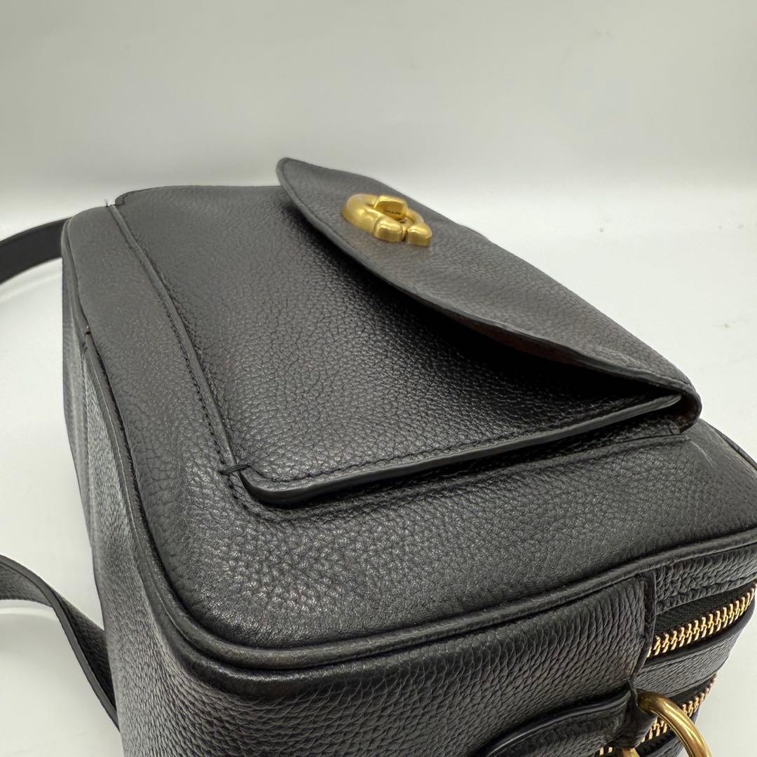 【美品】COACH コーチ キャシー カメラバッグ ブラック 639
