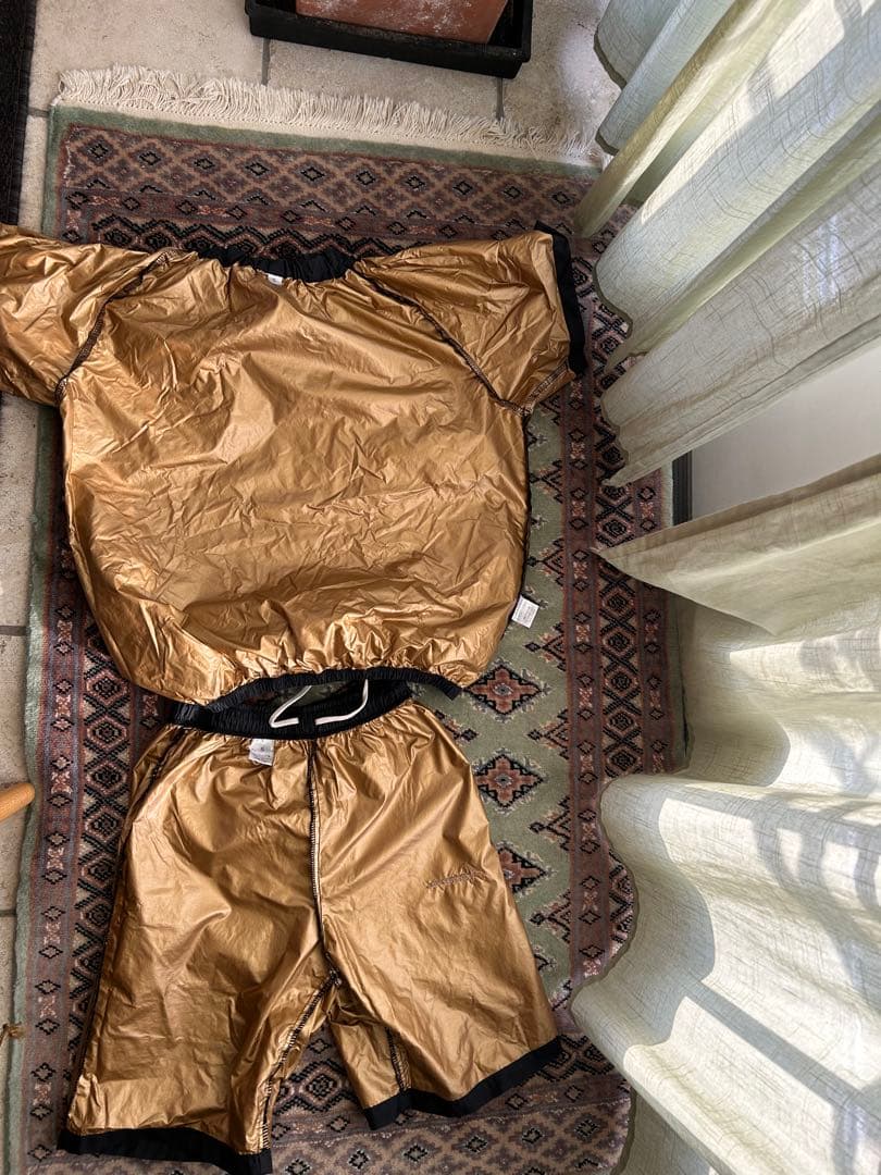 アメリカヤ サウナスーツ 高級 Sサイズ 半袖半ズボン 美品