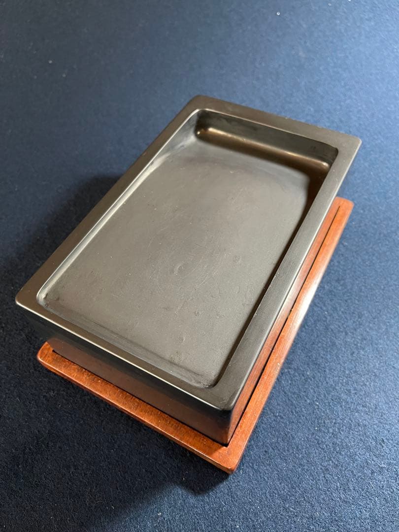 【墨研】ハムイチ 龍渓硯◆希石作 「太史硯」特別誂え品◆文房四宝 特級品！