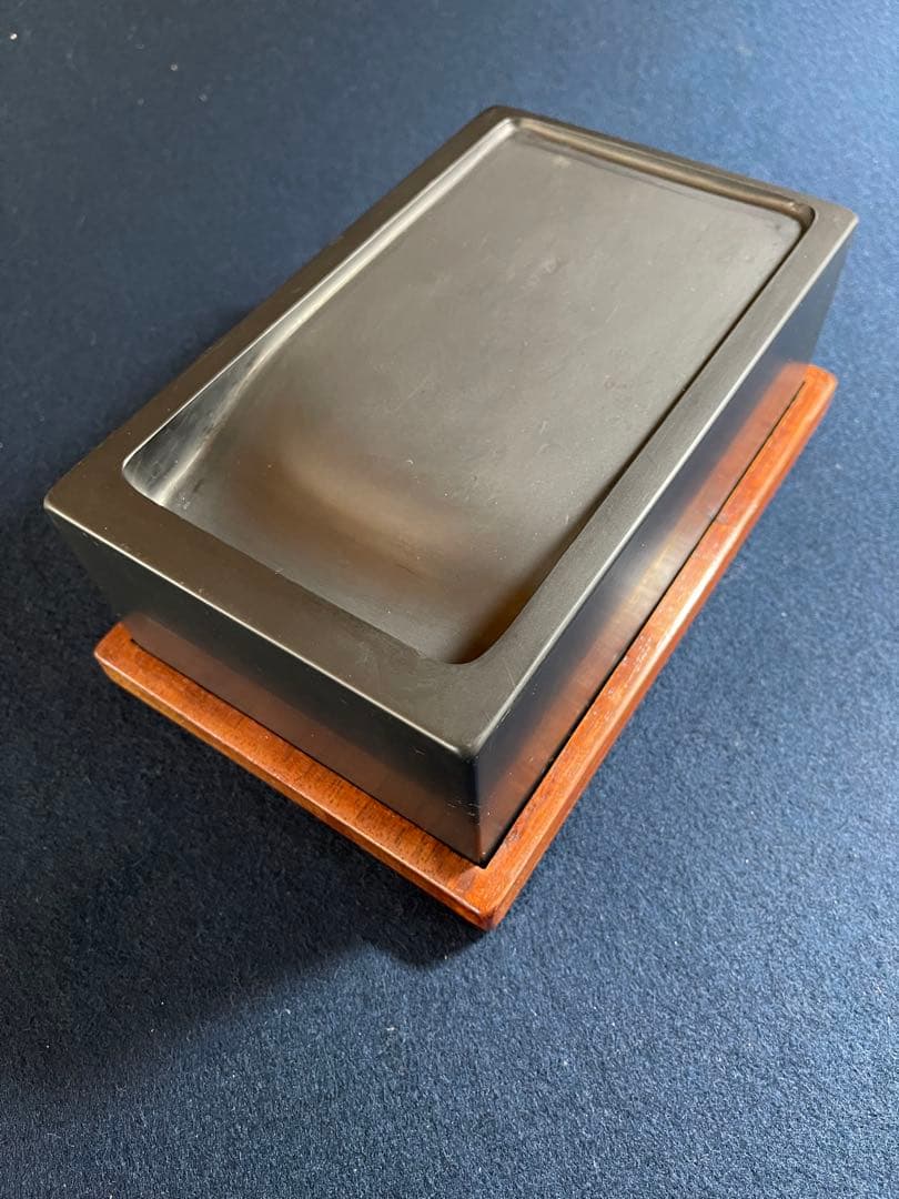 【墨研】ハムイチ 龍渓硯◆希石作 「太史硯」特別誂え品◆文房四宝 特級品！