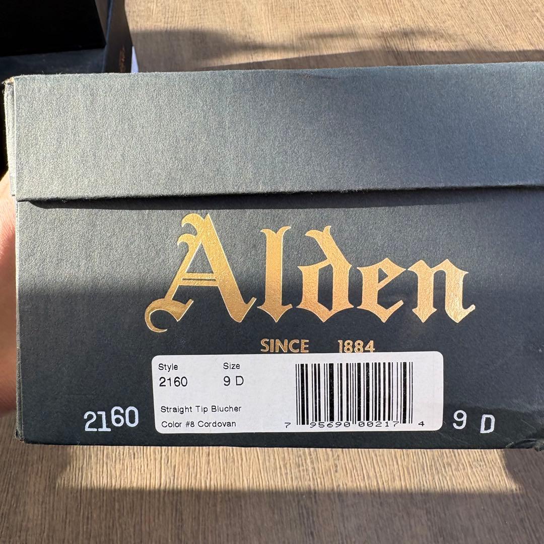 マッシ【Alden】2160 コードバン サイズ9D(27cm)