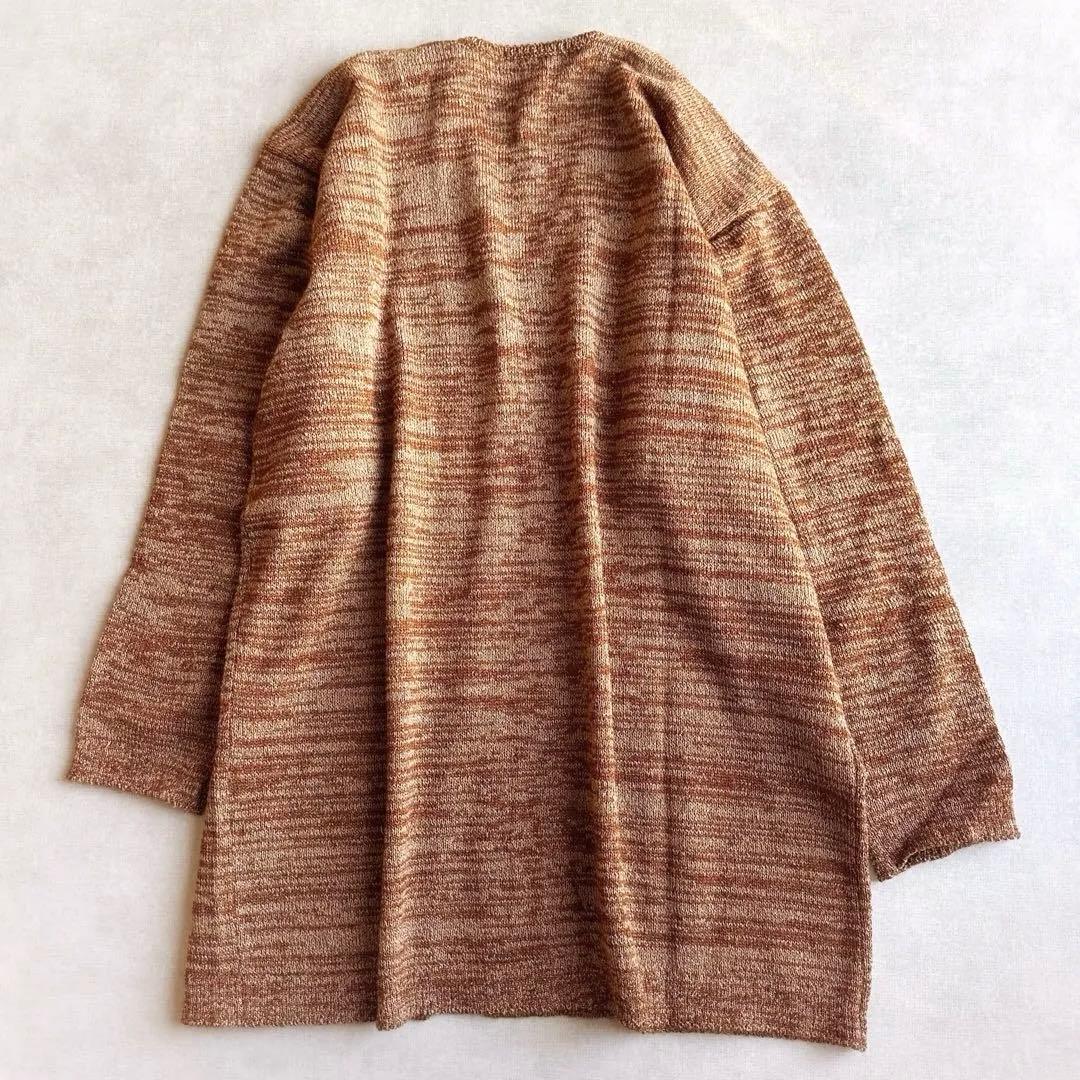 美品▲JURGEN LEHLヨーガンレール//カーディガン▲ブラウン