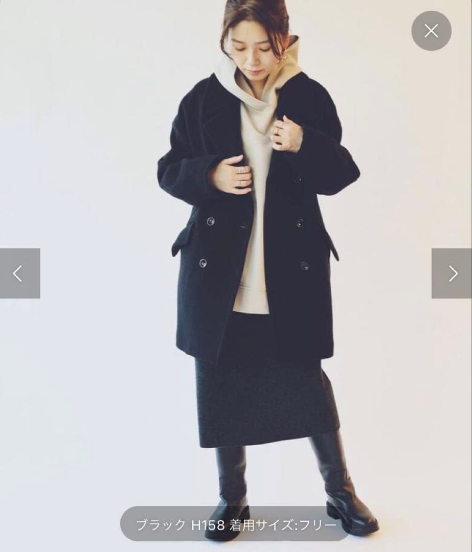 ジャーナルスタンダード　MANTECOウール　ビッグPコート