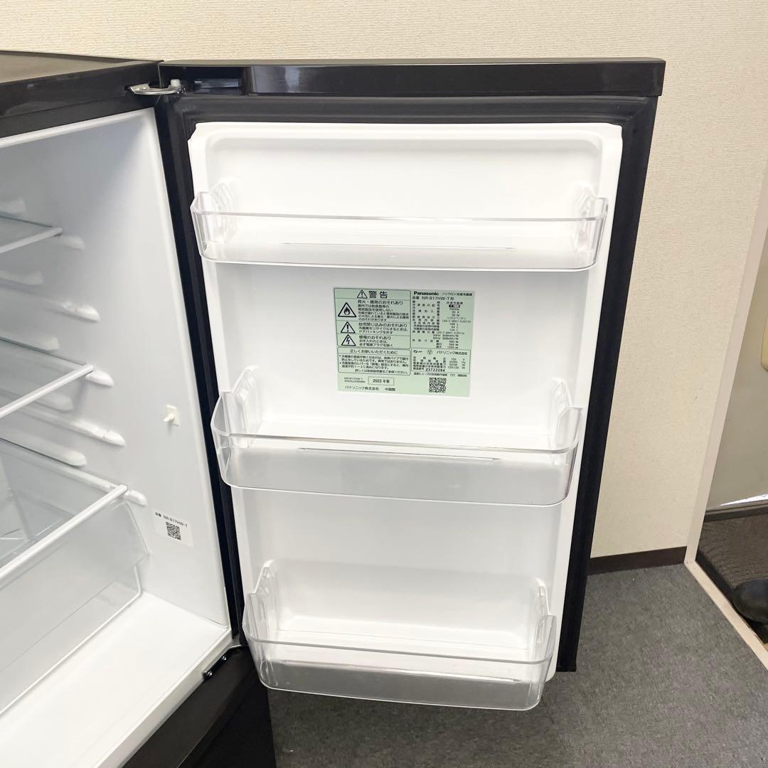 【2023年製】Panasonic 冷蔵庫 168L NR-B17HW-T