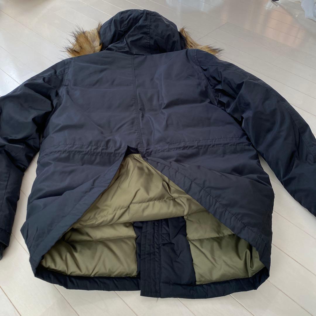 DIESEL N-3Bファー付きブラックモッズコート　メンズ