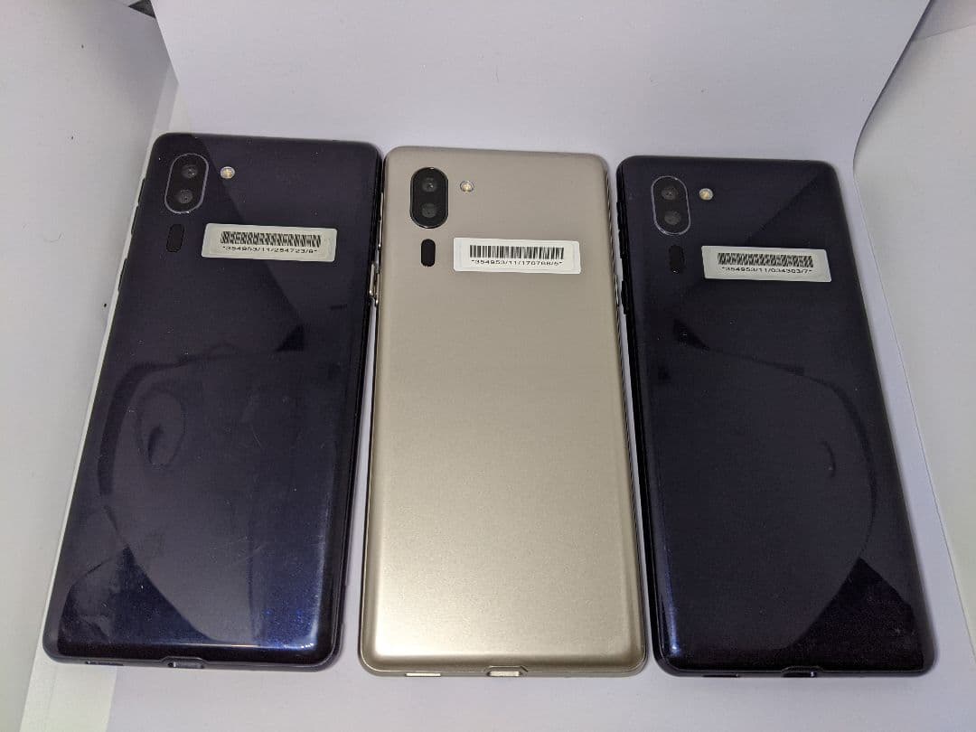 シンプルスマホ5 A001SH 3G32G android10 Simフリー3台