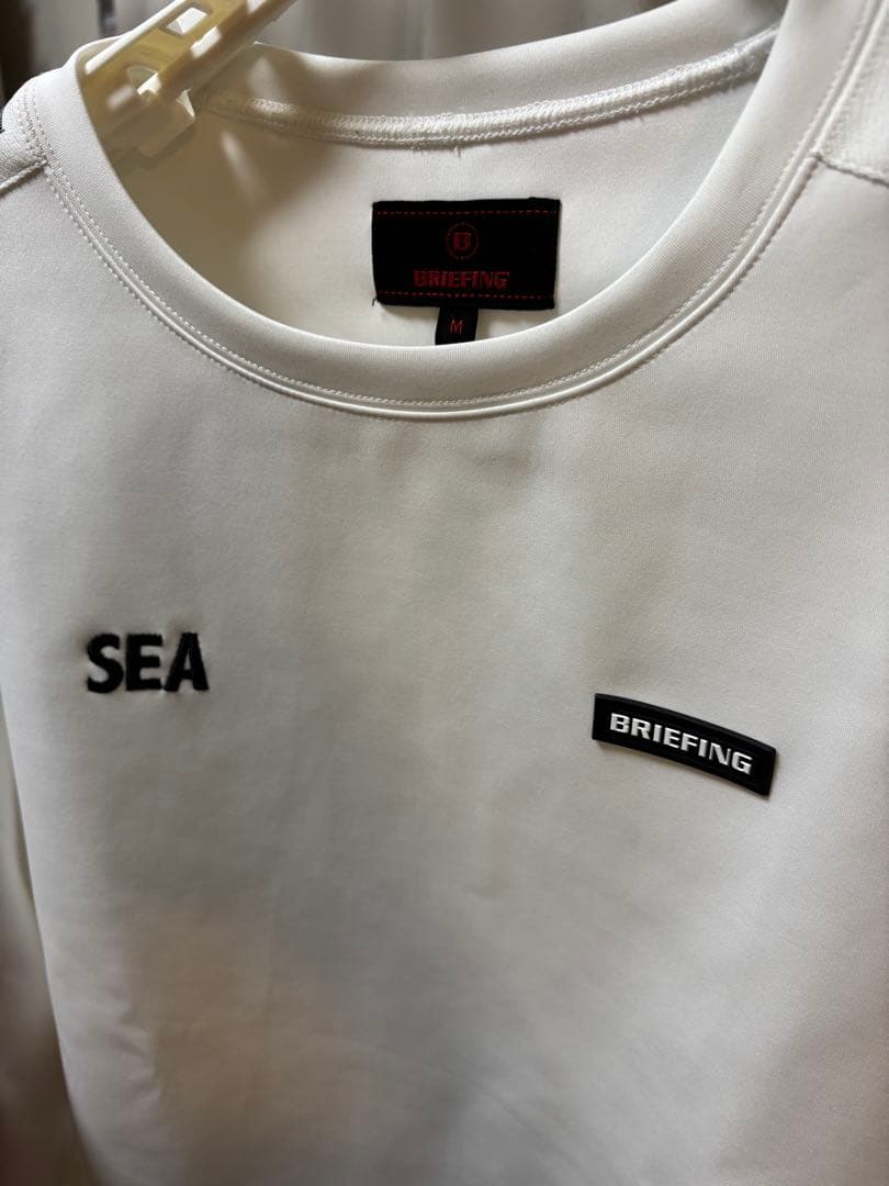 【taka】BRIEFING サイドロゴ　 クルーネックセーター Mサイズ