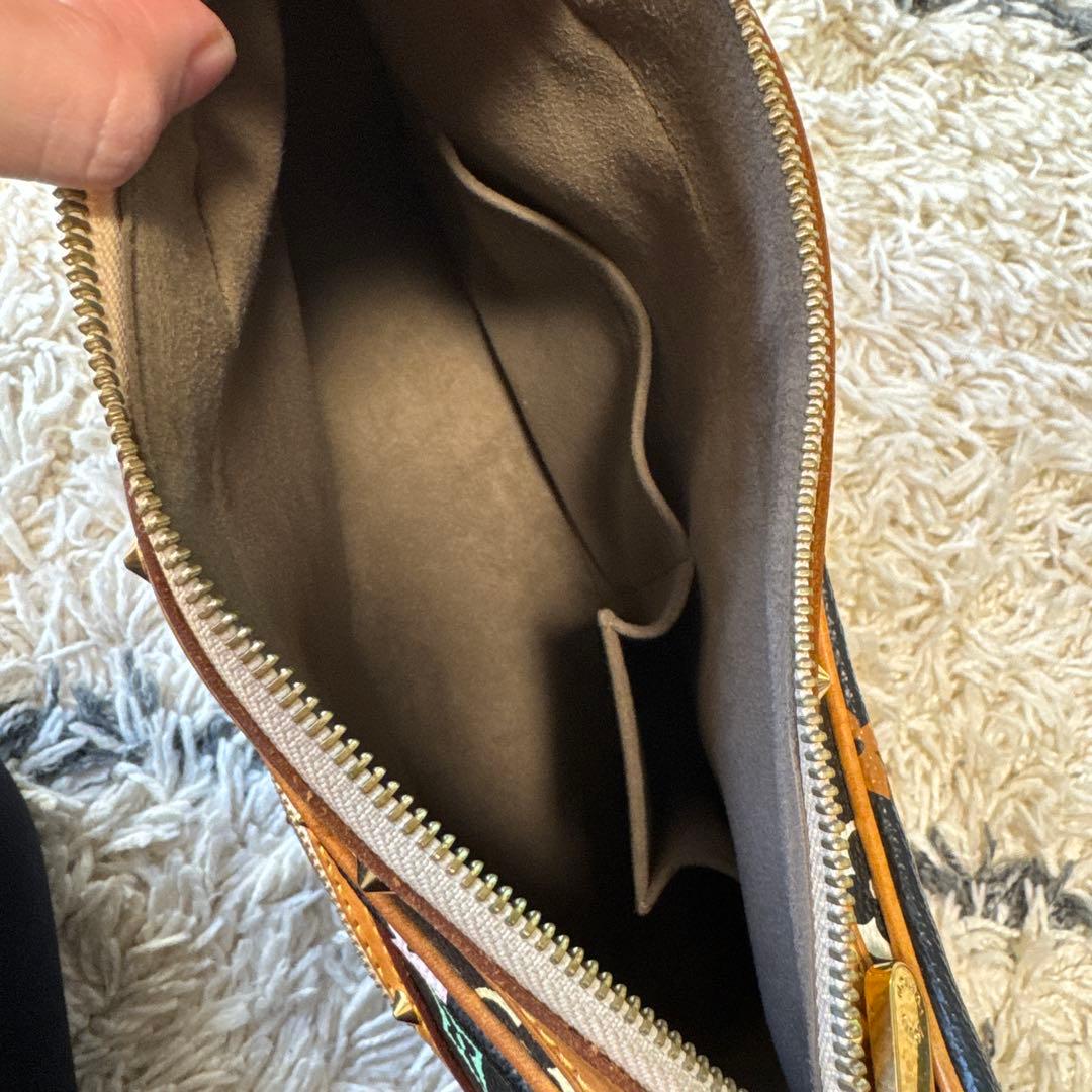 最終値下げ！Louis Vuitton ショルダーバッグ 黒/マルチカラー