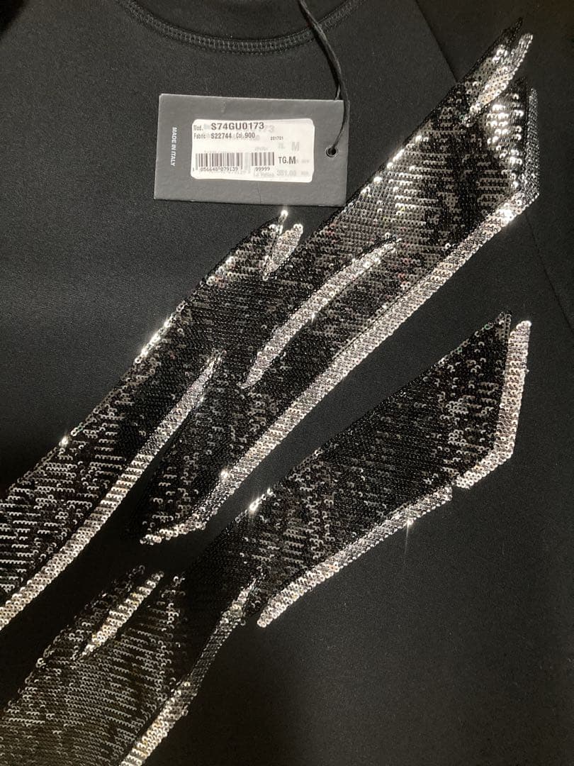 DSQUARED2 10分間試着のみゴージャス スパンコール スウェット L相当