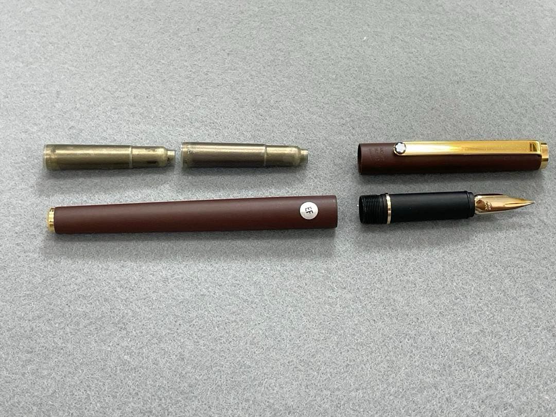 モンブラン　MONTBLANC Ｓライン　万年筆　ブラウン・ブラック　セット