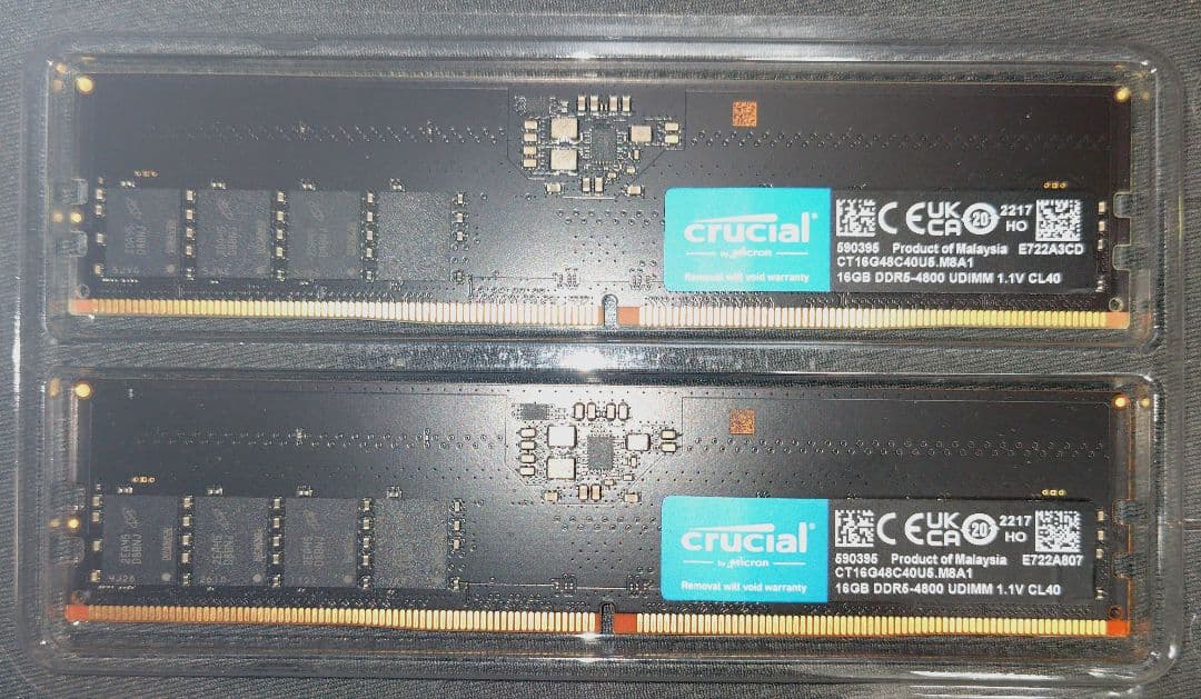 Crucial 32GB KIT DDR5 メモリ