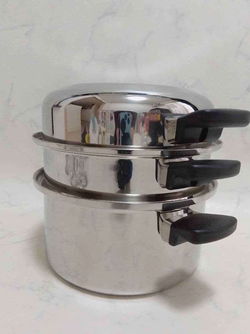 未使用 Amway 6L シチューパン 現行型 アムウェイ 両手鍋 IH対応 ③