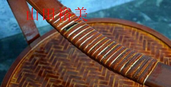 竹編細工籠 自然竹の編み上げ 茶籠]