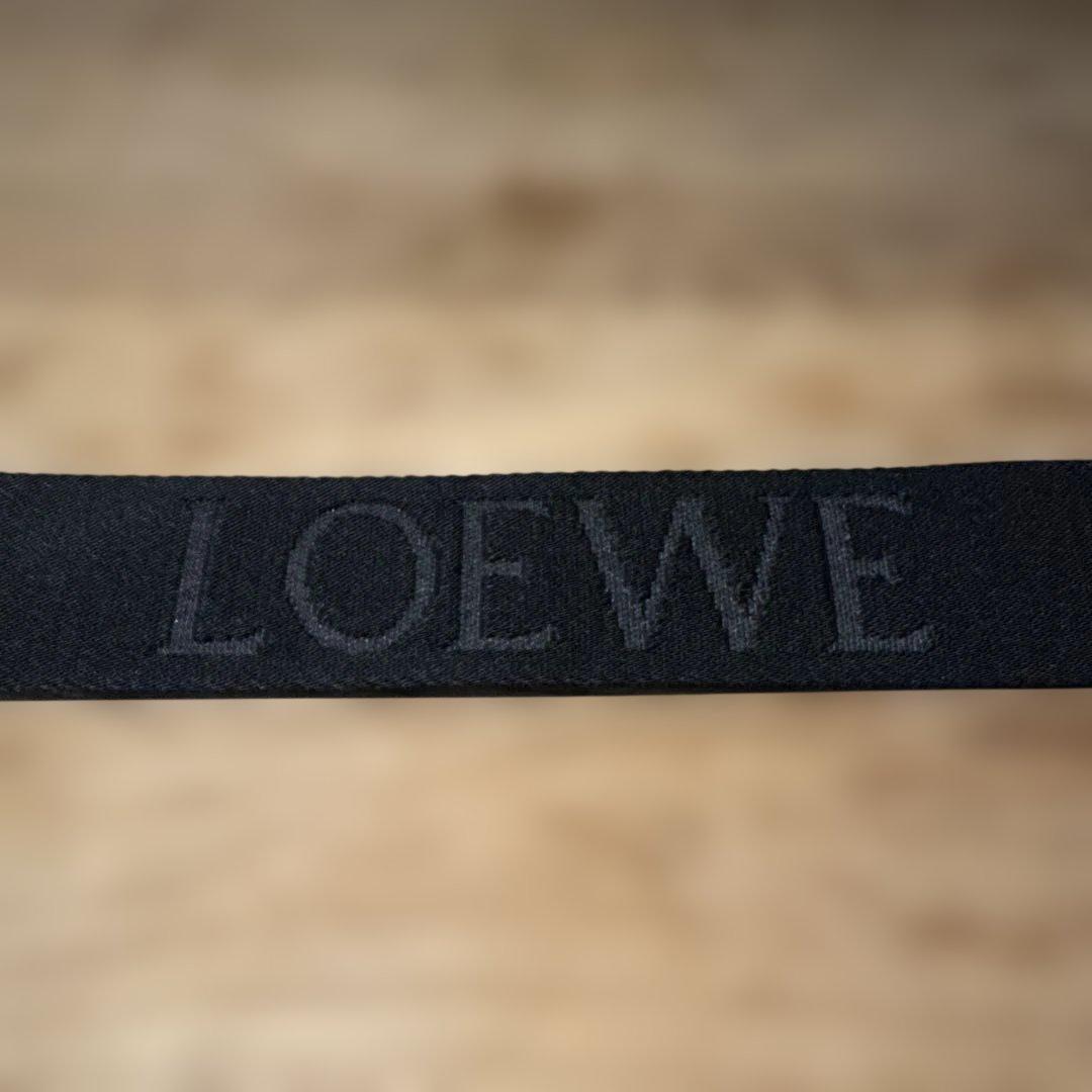 LOEWE レザー ショルダーバッグ ブラック