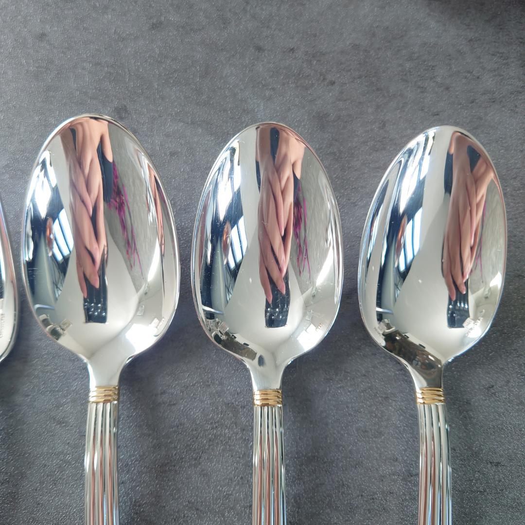 美品 クリストフル アリアゴールドリング デザートサイズ 未開封含む 9点