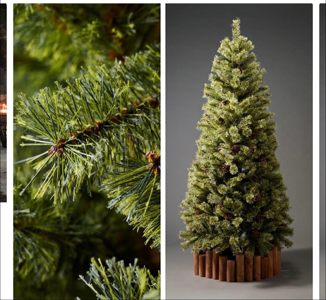 Alsace アルザス クリスマスツリー 120cm 麻バッグトップスターSET