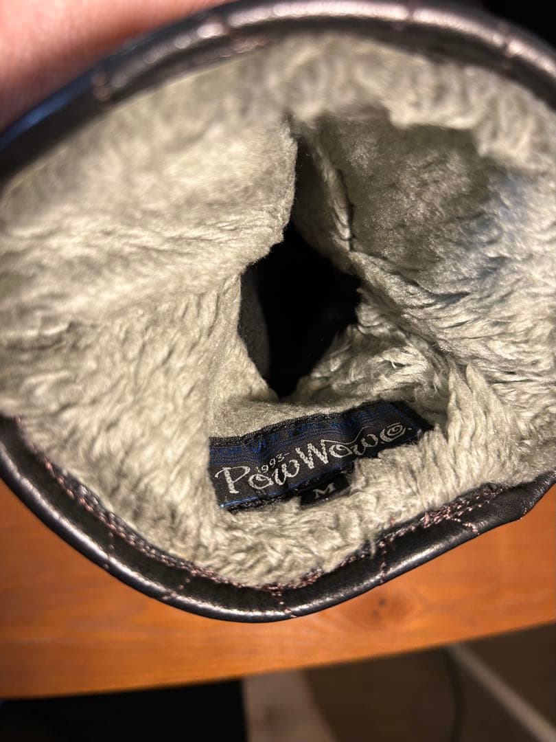 【美品】POW WOW(パウワウ) TheGauntletグローブ•ブラック•M