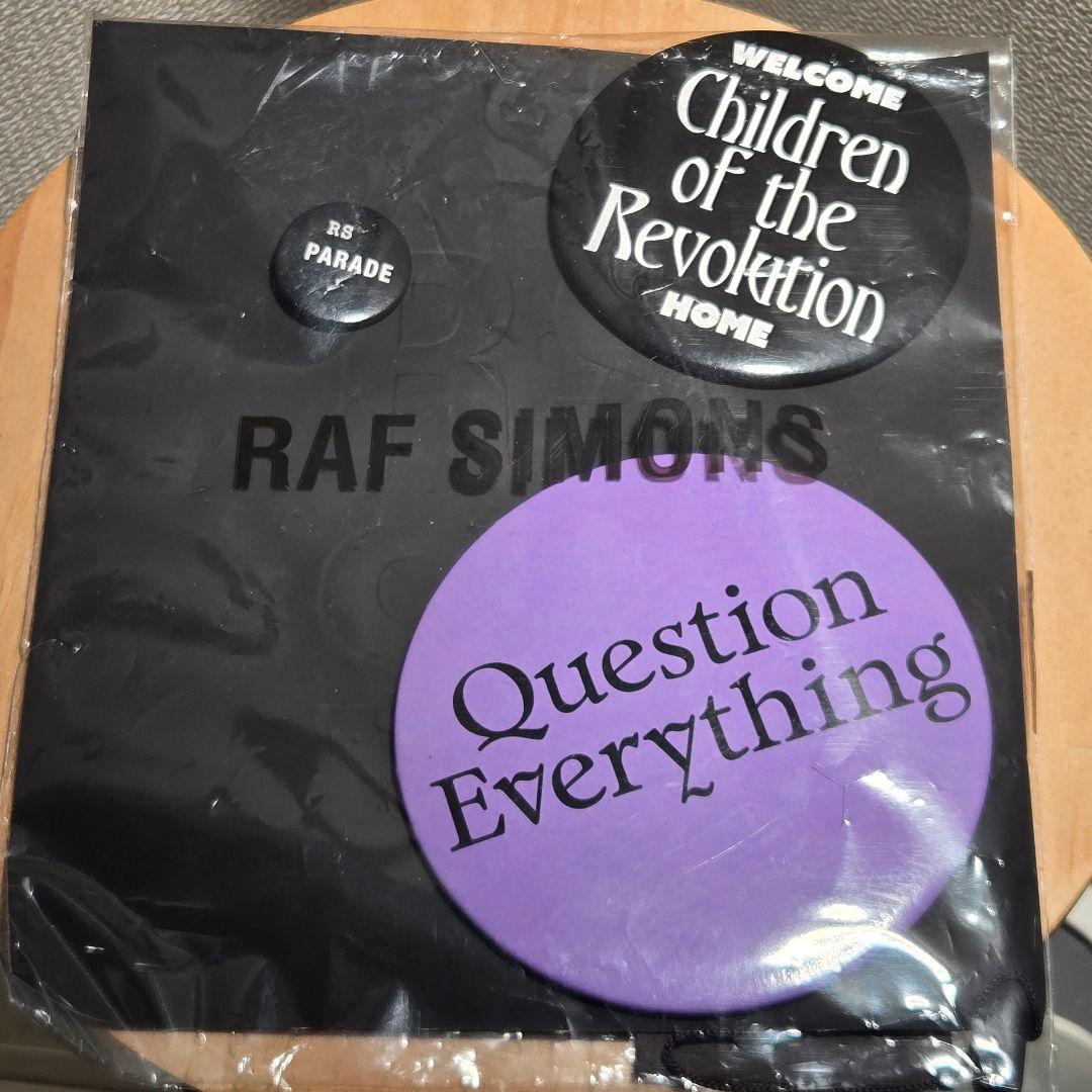 RAF SIMONS Set of 3 pins 缶バッジ ピンズ 21ss