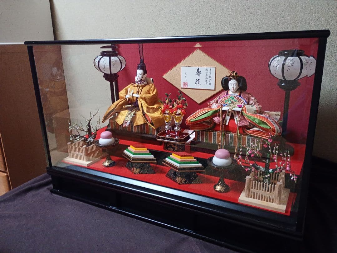 雛人形セット 伝統的な装飾付き