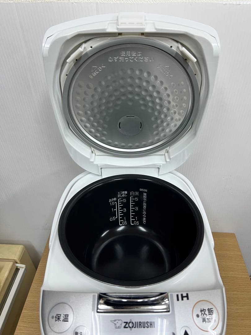 象印 IH炊飯器 NP-XB10 ホワイト 1.0L（5.5合）2020年製