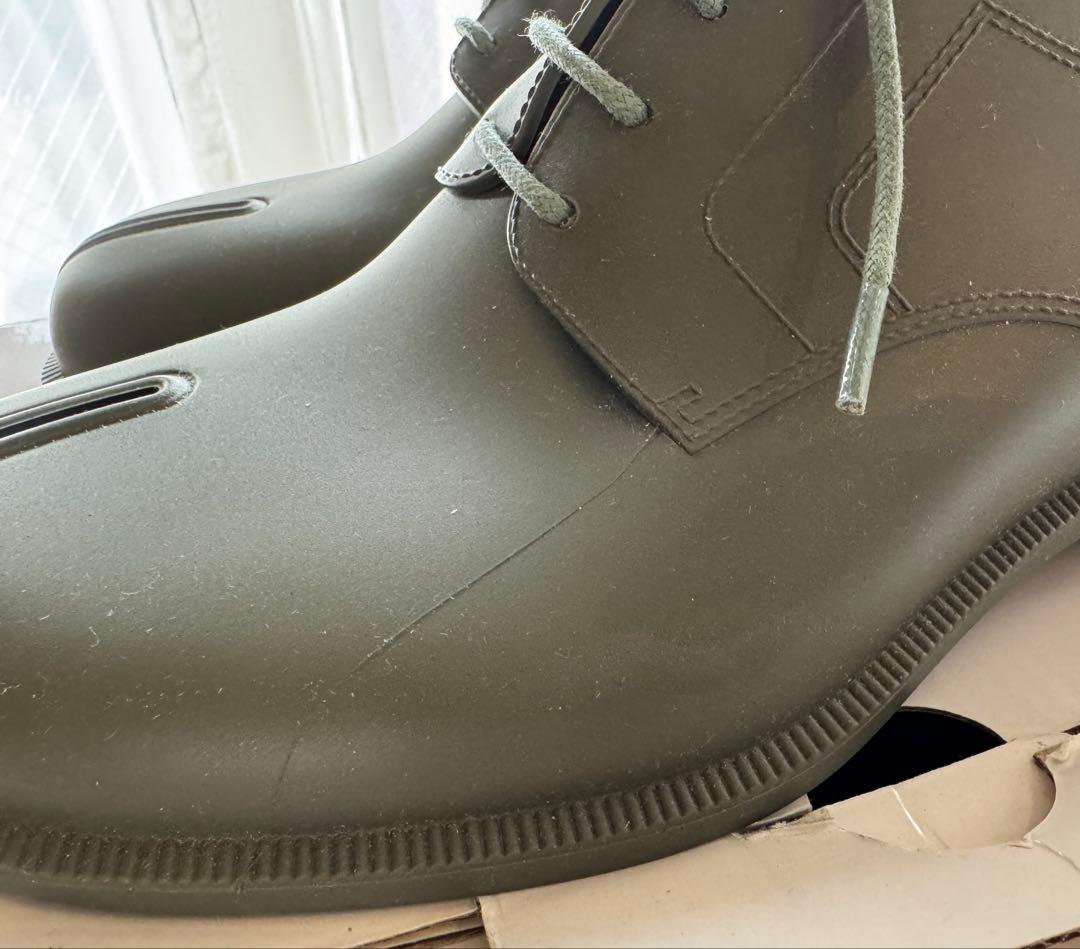 Maison マルジェラ　レインシューズ36 オリーブ