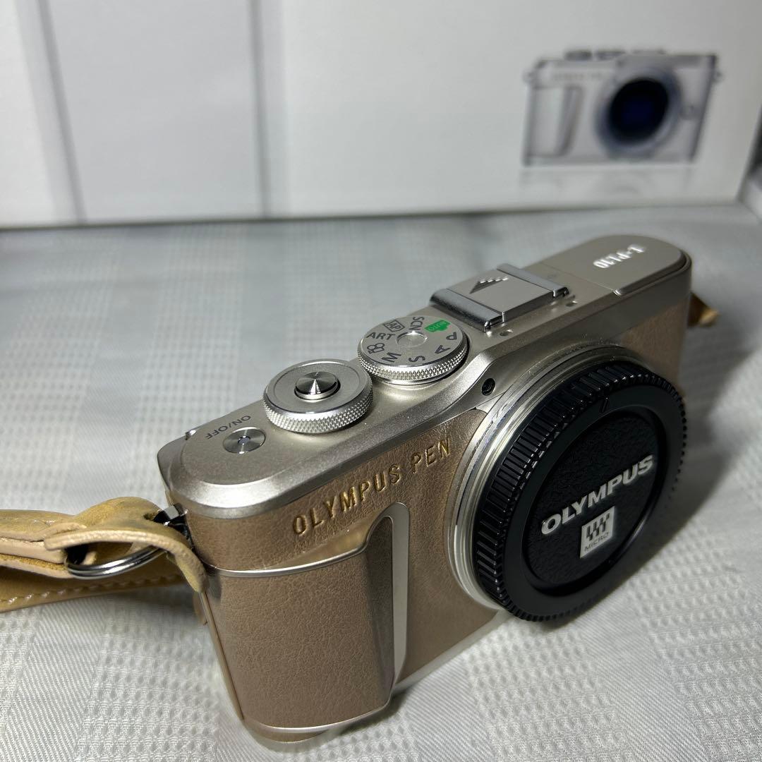 ★美品★ OLYMPUS オリンパス PEN E-PL10 ブラウン