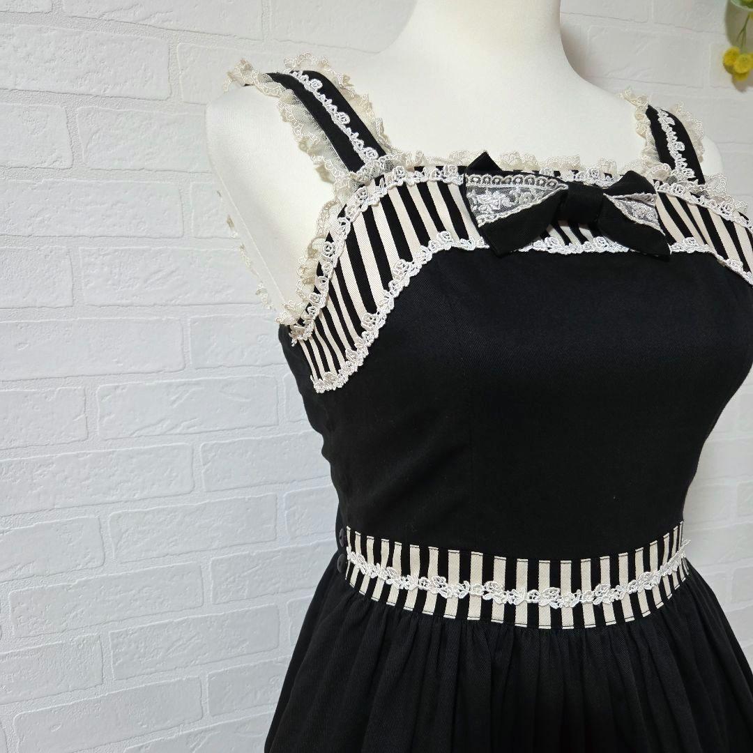 【InnocentWorld　イノセントワールド】 ワンピース　リボン　黒白