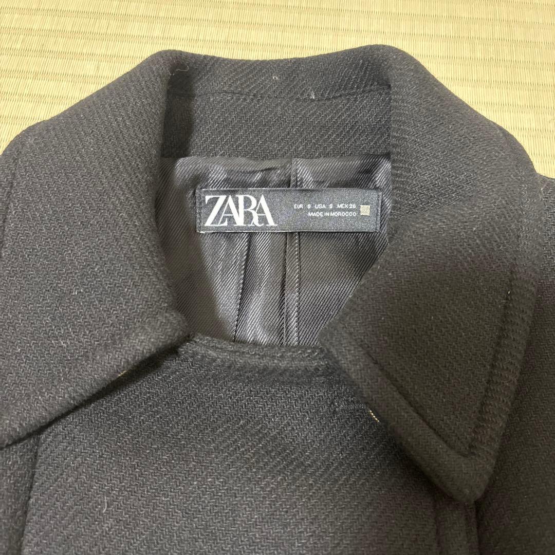 ZARA ウールブレンドコート