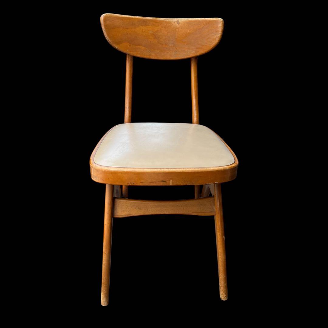 北欧レトロ オールドマルニ デルタチェア 無垢材 ベントウッドチェアー 木製椅子