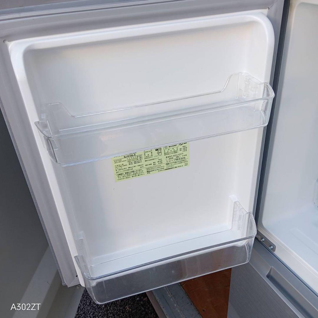 A89★2020年製★シャープ　冷蔵庫　右.左開き　シルバー　グレー　洗濯機