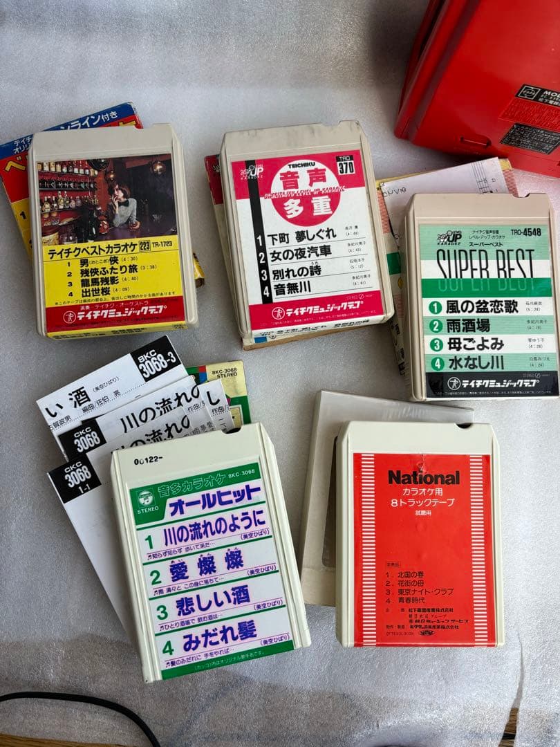 【動作確認済】National ナショナル　カラオケ用8　RQ-8 昭和　レトロ